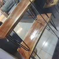 میز روستیک چوبی جنگلی|مبلمان خانگی و میز عسلی|رشت, منظریه|دیوار