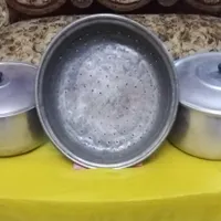قابلمه روحی بزرگ و آبکش مسی قدیمی|ظروف پخت‌وپز|تهران, سهروردی|دیوار