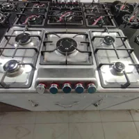 اجاق گاز صفحه ای استیل چدن بوش ((پلوپز کنار))|اجاق گاز و لوازم برقی پخت‌وپز|بوشهر, |دیوار