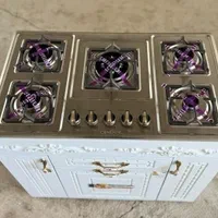 اجاق گاز کابینتی رنگبندی وطرح‌ متنوع مدل چدن گرد۹۹|اجاق گاز و لوازم برقی پخت‌وپز|رشت, رشتیان|دیوار