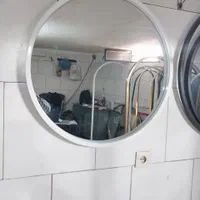 آینه گرد قاب فلزی|آینه|تهران, نیروی هوایی (پیروزی)|دیوار