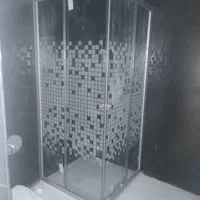 کابین دوش و پارتیشن حمام ریلی ترک رنگ کروم کد ۰۹۱|لوازم حمام|تهران, سلسبیل جنوبی|دیوار