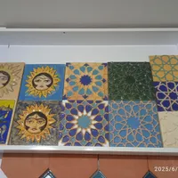گلدان آجر سنتی  کاشی مراکشی|مصالح و تجهیزات ساختمان|قشم, |دیوار