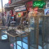 بوفه و ساعت ایستاده برنز آنتیک برنجیان|بوفه، ویترین، کنسول|ارومیه, |دیوار