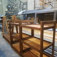 ترولی سه طبقه چوبی
