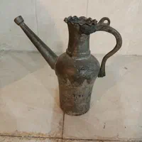 تاس قدیمی و5عدد آفتابه مسی سالم|کلکسیون اشیاء عتیقه|اصفهان, آزادان|دیوار