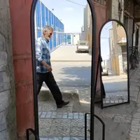 آینه قدی مدل پایه ثابت