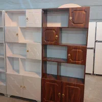 کتابخانه وکیوم ۵ درب|کتابخانه، شلف، قفسه‌های دیواری|قم, امامزاده ابراهیم|دیوار