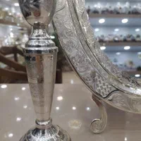 آینه شمعدان طرح نقره|آینه|تبریز, |دیوار