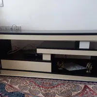 میز تلویزیون ۲تیکه چوبی