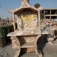 باربیکیو بتنی فرشتگان منقل کباب پز سنگین مسلح|مصالح و تجهیزات ساختمان|یزد, |دیوار