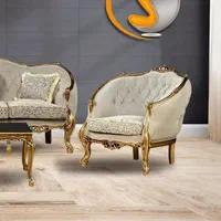 مبل استیل مبلمان کلاسیک راحتی زمرد سلطنتی