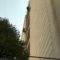 بستن پاسیو نورگیر بالکن با توری بدون داربست باطناب