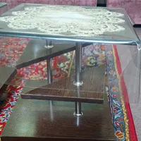 یک عدد میز جلو مبلی و دو عدد عسلی|مبلمان خانگی و میز عسلی|بهبهان, |دیوار