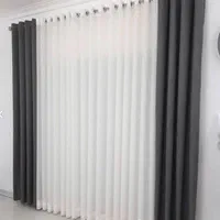 پرده حریر ساده|پرده، رانر، رومیزی|هشتگرد, |دیوار