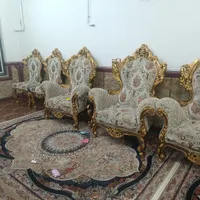 مبل سلطنتی 9نفرچوپ راش درحدنو جوانرود|مبلمان خانگی و میز عسلی|جوانرود, |دیوار