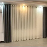 پرده آماده نصب همراه چوب پرده کل شهر نصاب شستشوی