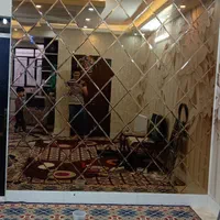 آینه دکوراتیو طرح لوزی|آینه|قم, باجک دو|دیوار