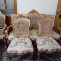 مبل سلطنتی چوب گردوبامیزکاور|مبلمان خانگی و میز عسلی|مشهد, شفا|دیوار