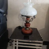 آباژور آنتیک طرح قدیمی چوب وبرنز