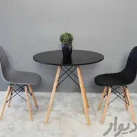میز و صندلی غذاخوری فایبر گلاس دو نفره پایه ایفلی|میز و صندلی غذاخوری|شیراز, وزیرآباد|دیوار