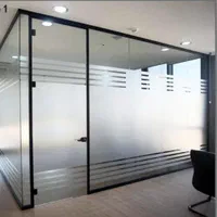 برچسب شیشه رفلکس و دودی کننده ماتکن پارتیشن چاپ