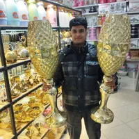 گلدان طلایی بلند با آبکاری و طراحی زیبا و دلنشین|صنایع دستی و سایر لوازم تزئینی|مشهد, پورسینا|دیوار