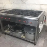اجاق گاز ۶ شعله صنعتی|اجاق گاز و لوازم برقی پخت‌وپز|تهران, فلسطین (میدان انقلاب)|دیوار