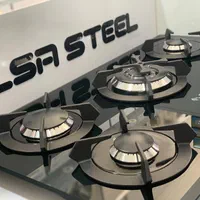 گاز شیشه ای 5شعله|اجاق گاز و لوازم برقی پخت‌وپز|یزد, |دیوار