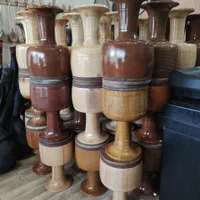 تنبک حلمی چوب گردو پوست شتر|سازهای سنتی|هشتگرد, هشتگرد قدیم|دیوار