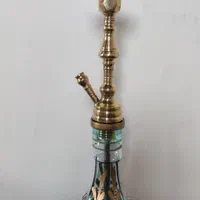 قلیان میوه ای قهوه خونه مدل گلابی وکعبه جنس برنجی|کلکسیون و سرگرمی|تبریز, |دیوار
