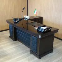 میز مدیریت مدل آتوسا ۲ متر با ال سه کشو یک کمد|دفتر کار|محمدشهر, |دیوار