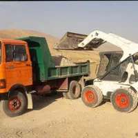 خاور کمپرسی بابکت حمل نخاله ماسه شسته آجر گل باغچه|خدمات حمل و نقل|شیراز, بعثت|دیوار