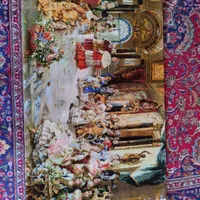 تابلو فرش دستباف مهمانی پاپ