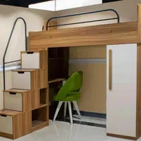 تخت دوطبقه کمجا میز تحریر میز ارایش