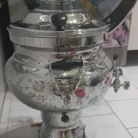 سماور گازی خاتون طلاکوب ۱۰ لیتری|سماور، چای‌ساز، قهوه‌ساز|تهران, مهرآباد جنوبی|دیوار