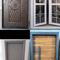 درب ضدسرقت درب اتاق با چهارچوب|مصالح و تجهیزات ساختمان|رضوانشهر, |دیوار