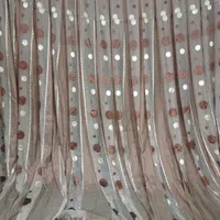 پرده حریر طرح دار