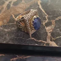 انگشتر نقره یاقوت کبود|جواهرات|مشهد, ایثار|دیوار