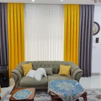 پرده  برای مستاجرین مدرن|پرده، رانر، رومیزی|مشهد, آزادشهر|دیوار