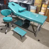 تخت پایه لوله ای دو تیکه ماساژ یک شکن