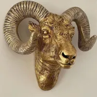 تندیس کله قوچ دیوارکوب سایز خیلی بزرگ «امید دکور»