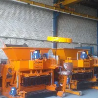 سیلو‌دار دستگاه بلوک زنی پرس ساب موزاییک فوم بتن