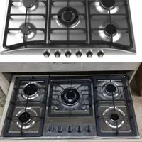 گاز رومیزی صفحه استیل  ، چدن مربع مدل هاکو