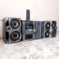 سیستم قدیمی باند چوبی آمپ ضبط طبقاتی استند