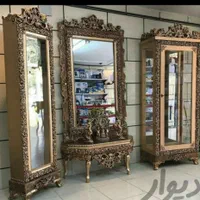 بوفه آینه کنسول|بوفه، ویترین، کنسول|شیراز, جانبازان|دیوار