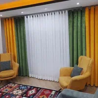 پرده شیک و زیبای پانچ