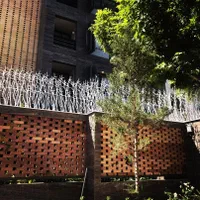نرده دیواری باغ خانه ویلا باغشهر دزدگیر دیواری|عمده‌فروشی|شیراز, شهرک بزین|دیوار