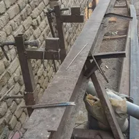 سم پاش باسکول خرک تیرچه فلزی بالابر و بلوک سیمانی