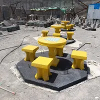 میزشطرنج بتنی گلدان بتنی صندلی گرد چهارنفره|مصالح و تجهیزات ساختمان|تهران, شهر‌زیبا|دیوار